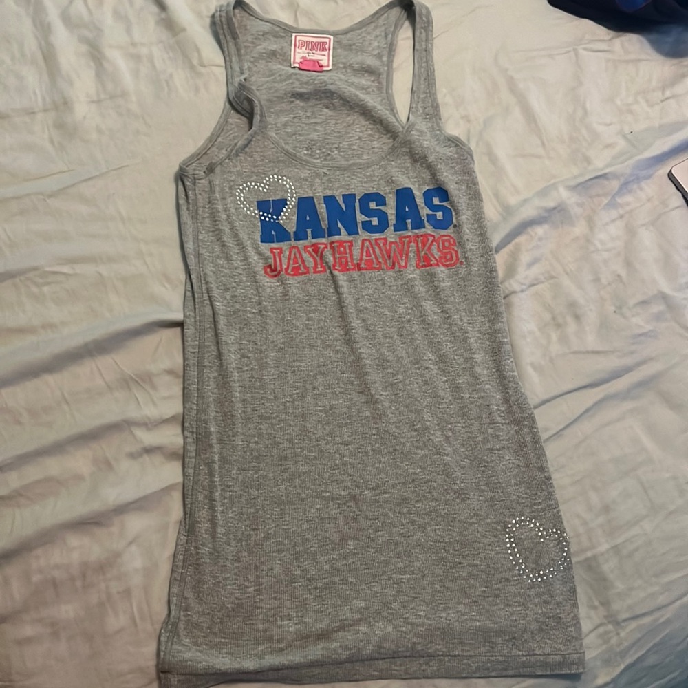 PINK Kansas University tank top